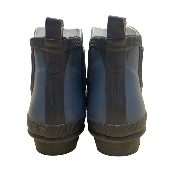 Smith & Hawken Women’s Navy Rubber Water-Resistant Chelsea Rain Boots Size 9 - Picture 8 of 10